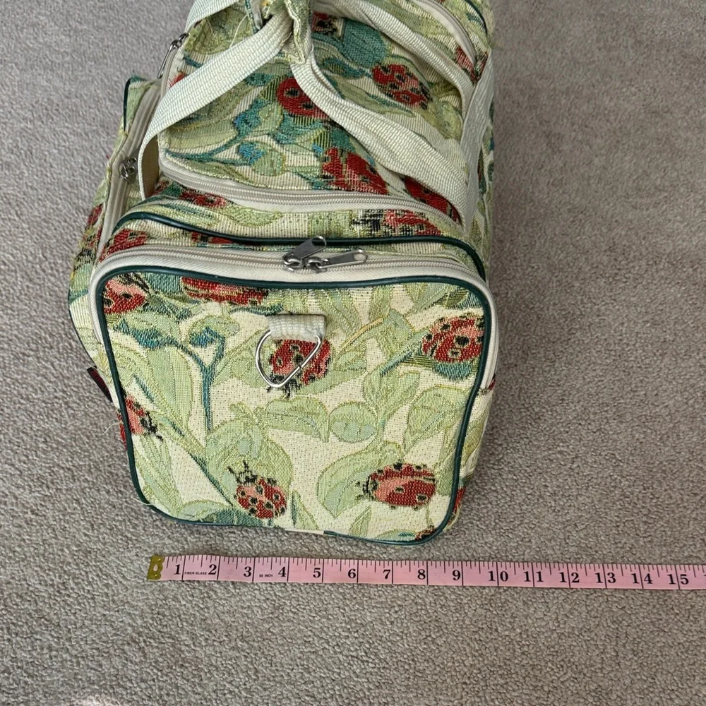 Ladybug Patterned Travel Weekender Bag/Tote